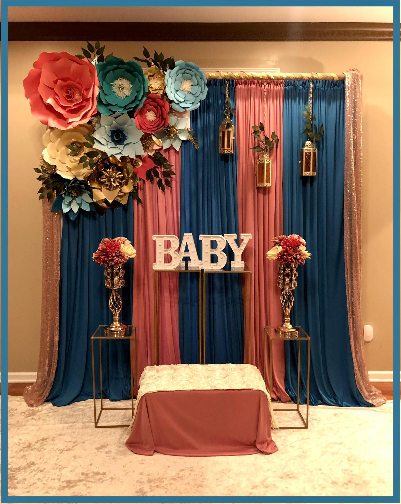 Baby Shower Backdrop