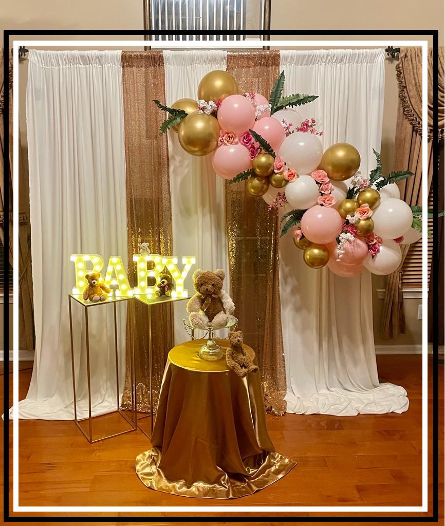 Baby Shower Backdrop